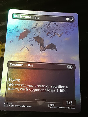 mtg cards like mirkwood bats TCG C 0546 LTR Foil NM True Believers Gaming and Collectibles Mirkwood Bats - LTR |