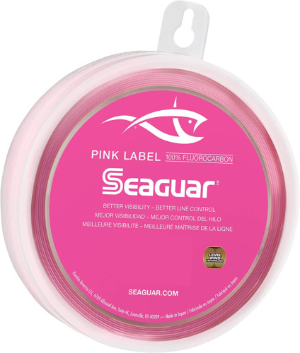 Seaguar Pink Label Fluorocarbon Fishing Leader Line 100% Fluorocarbon Minimal