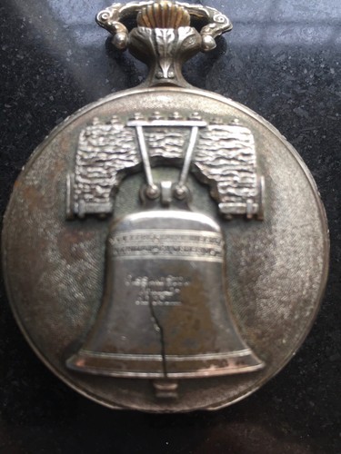 VINTAGE LIBERTY BELL POCKET WATCH 