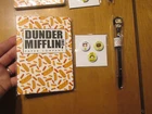 Funko Pop The Office LOT Notebook, Sumo Andy Pen & Set Of 3 Buttons GameStop