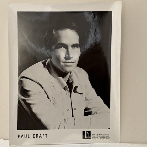 Foto promozionale originale vintage Paul Craft B&W 8x10 - Foto 1 di 7