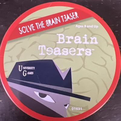 University Games Solve The Brain Teaser Mystery Cards CARDS ARE NEW & Sealed
