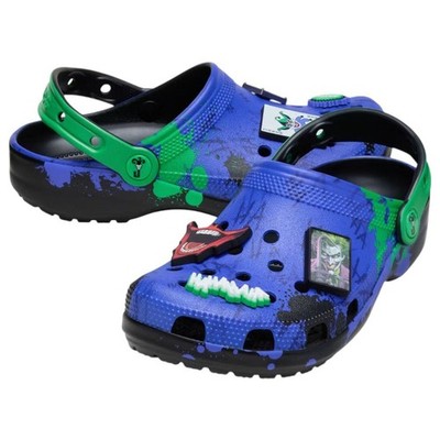 NIB Men Women Unisex Crocs x DC Comics Classic Clog 'The Joker'  211782 90H