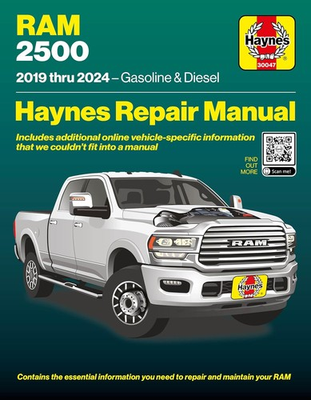#ad RAM 2500 2019 2024 Haynes Repair Manual Shop Service book $49.95