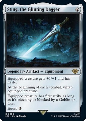 Sting, the Glinting Dagger Universes Beyond: The Lord of the Rings: Tales of ...