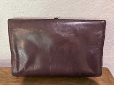Vintage Bottega Veneta Clutch Bag Kiss Lock Buttery Leather