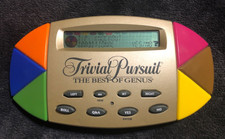 VINTAGE Trivial Pursuit Handheld Electronic Game The Best Of Genus 1997 - WORKS