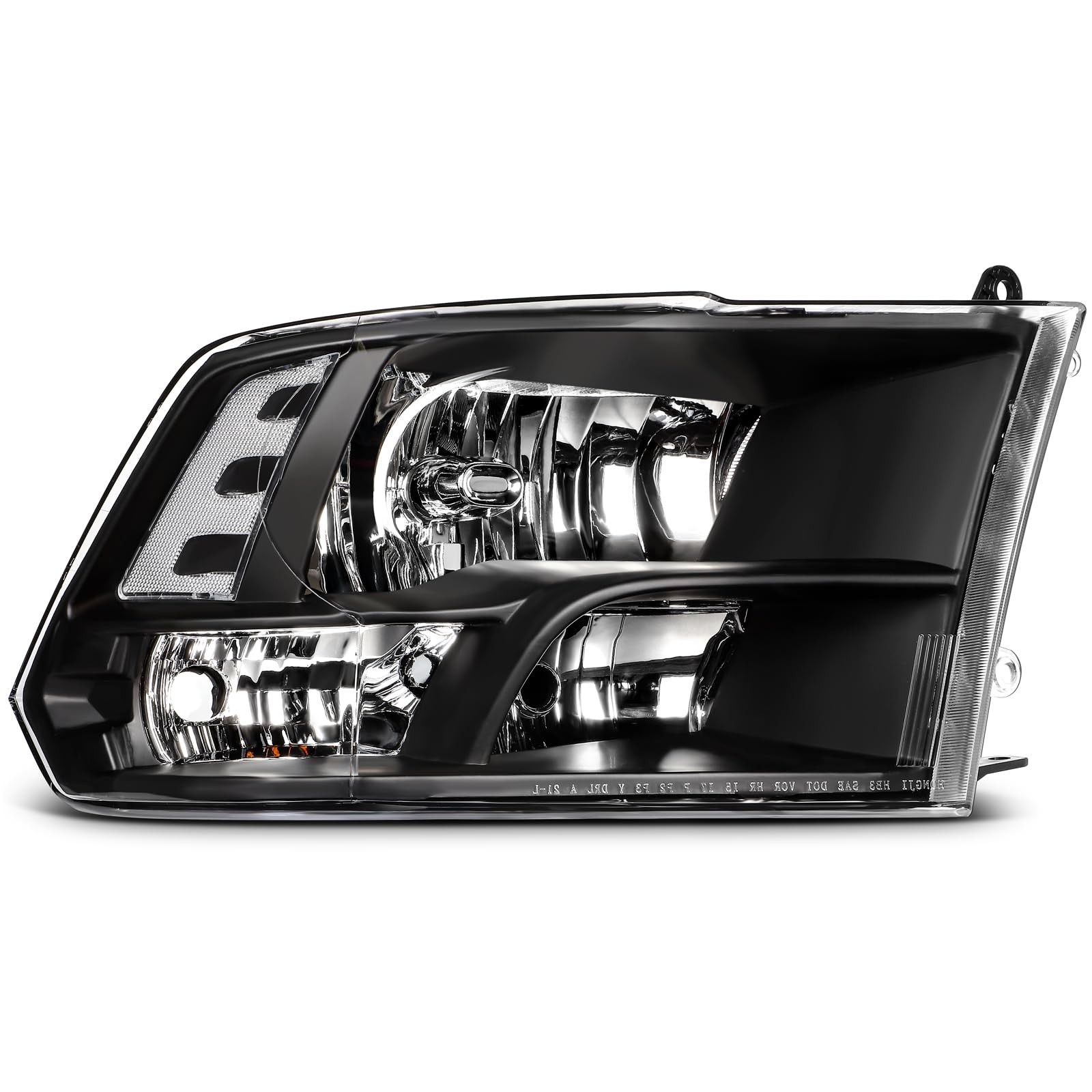 Headlight Assembly Pair For Dodge Ram 1500 2009-2010