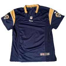 1998-2003 Vintage St Louis LA Rams Nike NFL Blue Customized Jersey Kids XXL