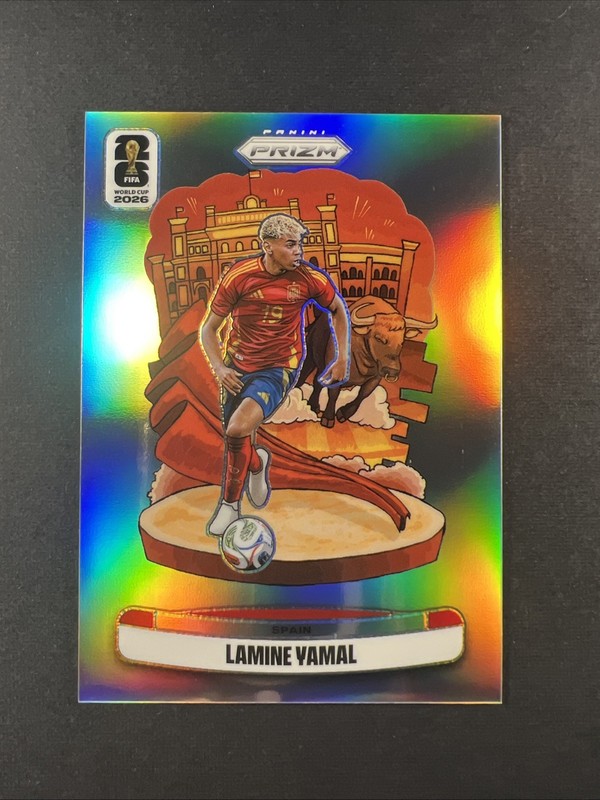 Lamine Yamal 2026 Panini Prizm National Landmark World Cup 2026 ULTRA RARE