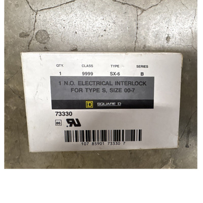 Square D 9999SX-6 N.O. Electrical/Mechanical Interlock Type S Series B (Box)