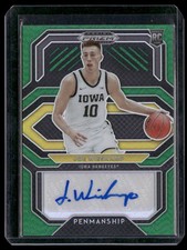2021 Panini Prizm Draft Picks #CP-JWI Joe Wieskamp College Penmanship Green Auto