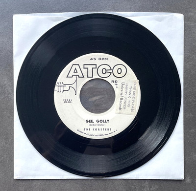7'' The Coasters - Gee, Golly - US ATCO Promo