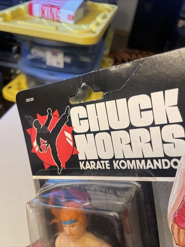 Kenner #28220 Chuck Norris 1985 (ingranaggio da battaglia) 6" fig nuovo - Foto 7 di 16