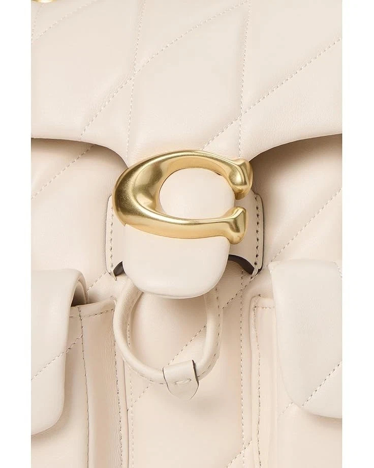 Coach Tabby Quilted Backpack White Chalk CU076 NWT $495 image 4