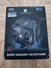 Thermalright Burst Assassin 120 EVO Dark CPU Cooler | 6 Heat Pipes, Double PWM Q