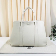 Hermès Garden Party 36 Craie Togo Leather – With Dust Bag