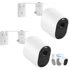 2Pack Adjustable Metal Camera Mount for Arlo Essential/XL 2nd White