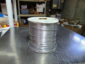 4 Plus Pound Pounds Roll Spool Alpha Metals Energized Rosin Solder .062