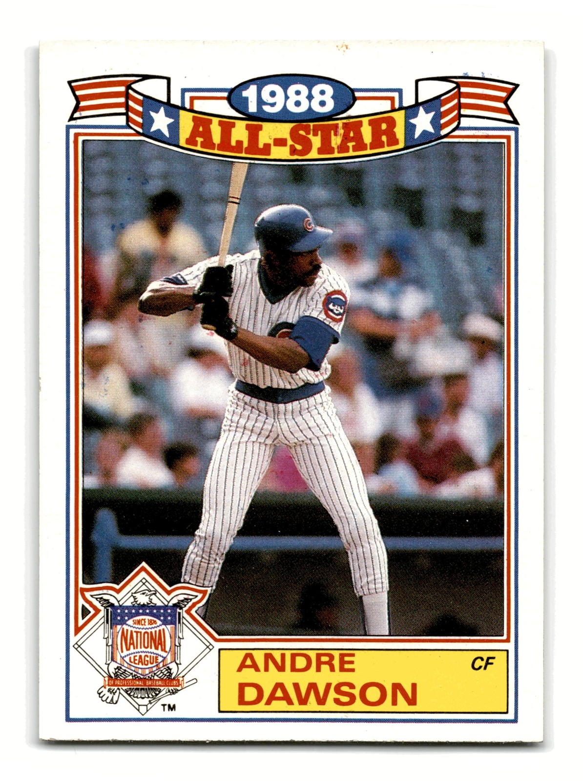 Andre Dawson 1989 Topps Glossy All-Stars #18a Chicago Cubs NM-MINT