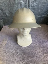 Vintage E D Bullard Boiled Hard Hat Aluminum