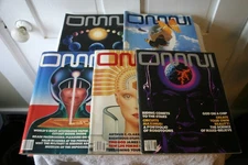 OMNI SCIENCE FICTION SCI-FI TECHNOLOGY 1984 YEAR LOT MISSING MARCH
