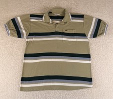 Vintage Lacoste Chemise Men's Striped Polo Size Large I Think
