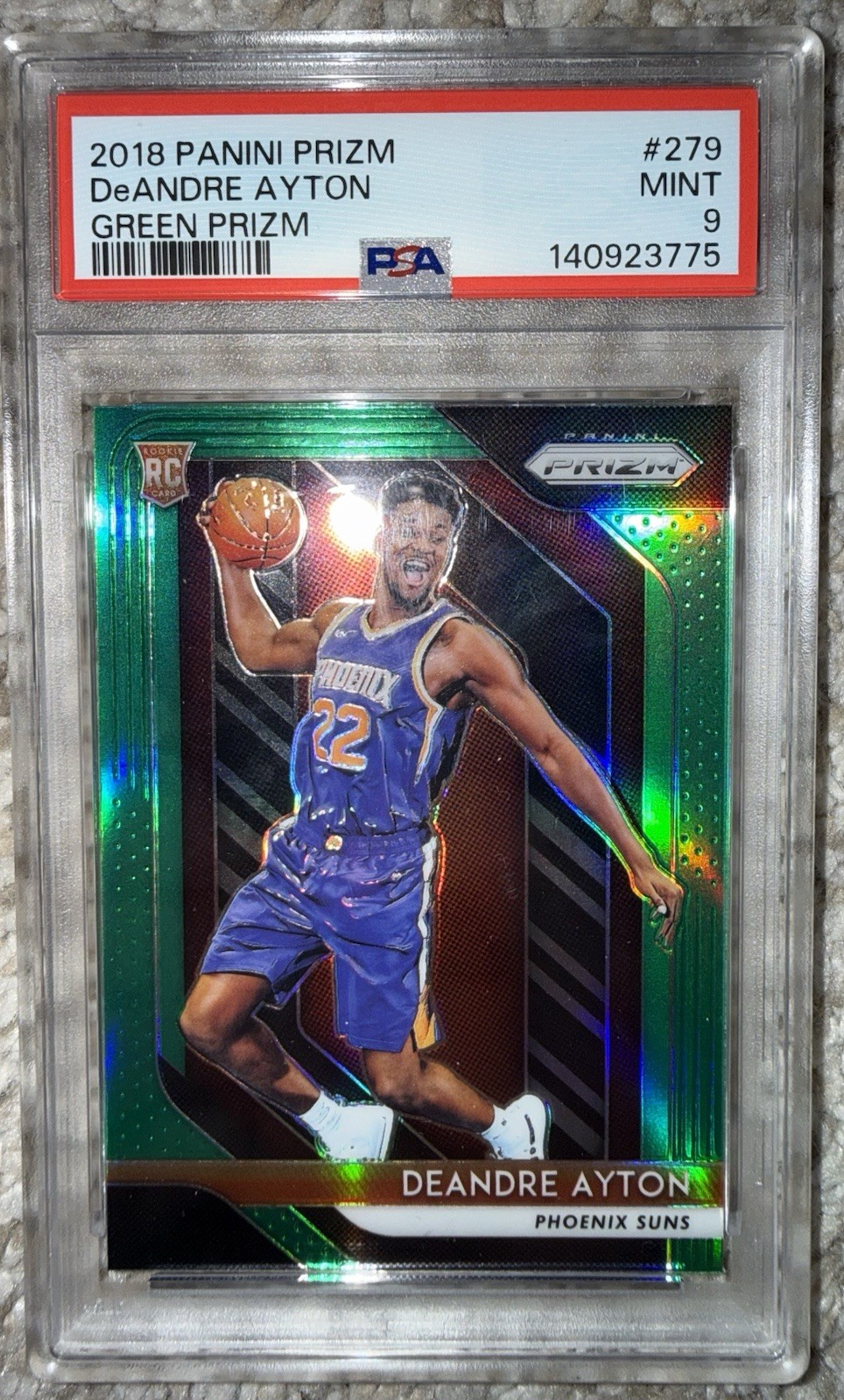 2018-19 Panini Prizm - DeAndre Ayton #279 Green Prizm (RC) PSA 9 🔥 🔥