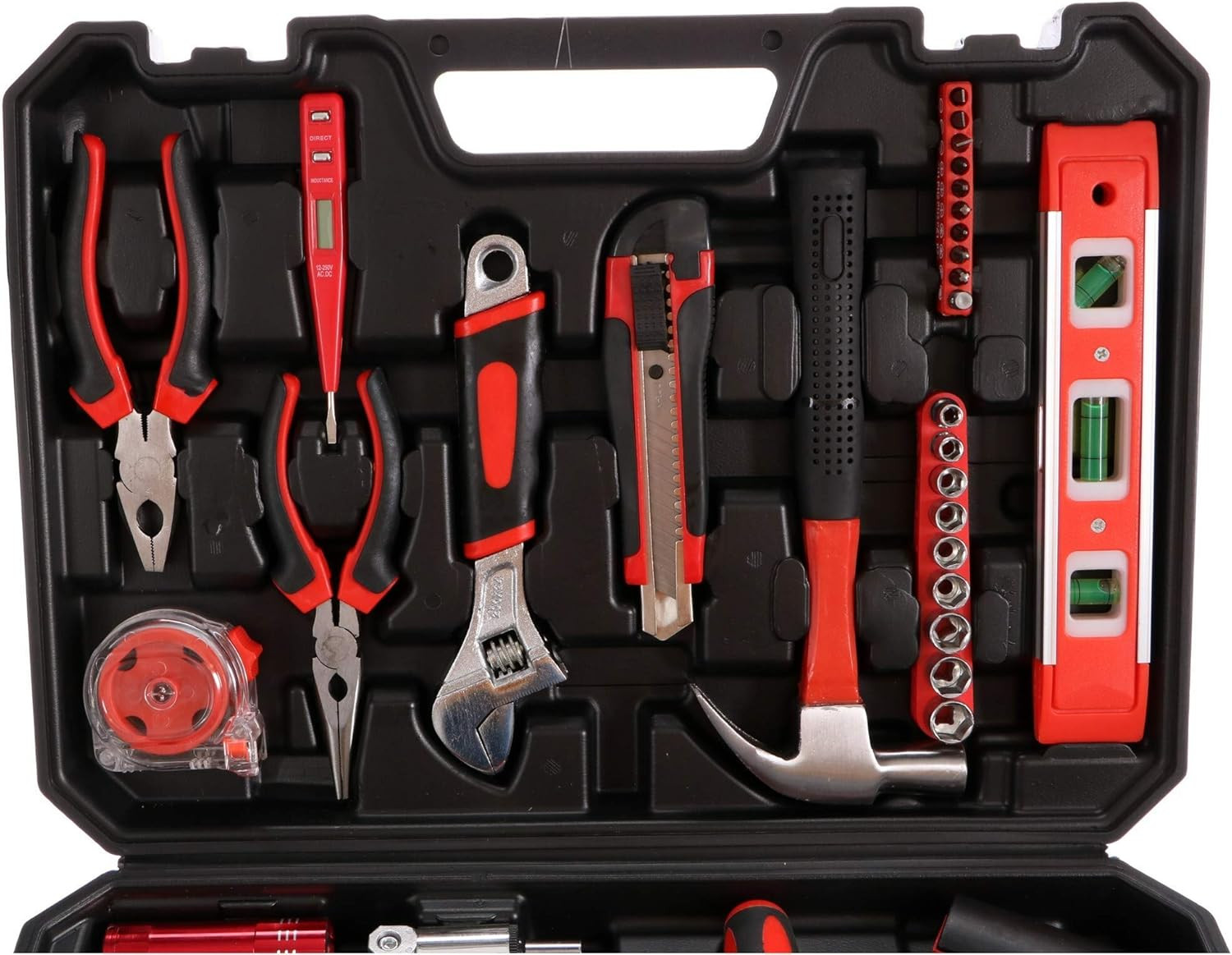 HOME 110 Pezzi in Una Valigetta Di Attrezzi | Set Da 4 Kg in Una Valigetta Di Al - 2