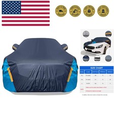 Car Cover Waterproof All Weather for Automobiles, 6 Layers Outdoor Full Exter...
