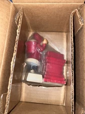 Rare Mechanical   Cast Iron  John Wright Bank Santa Claus Made in U.S.A. 1970s