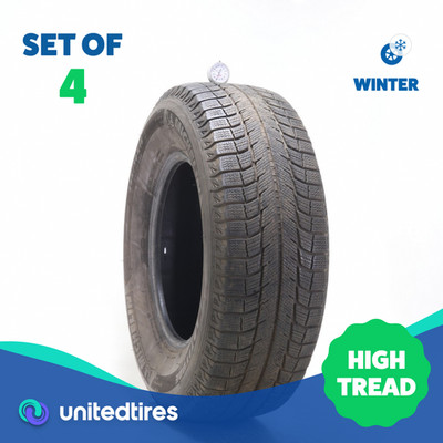 Set of (4) Used 265/70R16 Michelin Latitude X-Ice Xi2 112T - 8/32