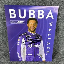 Bubba Wallace SIGNED Hero Bio Driver Card NASCAR Kansas City Speedway Race 2026