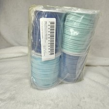 4 Pack Faux Suede Leather Cord 50 Yards Jewelry Making Blue Craft Lace New