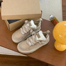 ⭐WOMENS  LOWMEL SAND BROWN BLACK SUEDE TEXTILE SPORTTY SHOES WOMEN'S SNEAKERS