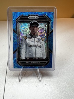 2023 Panini Prizm NASCAR Aric Almirola #87 Blue Scope /99