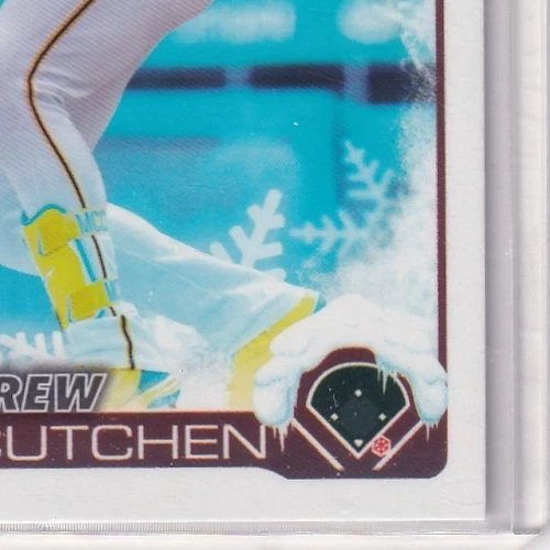 Topps Holiday Andrew McCutchen 2025 #H79 Snow Variation SSP!! ¡¡MIRA!! ¡PIRATAS!! Foto 3 de 4