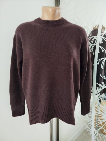 Women Reiss Sweater Burgundy Cashmere S
