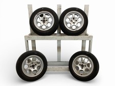 Mini Cooper Silver 7-Hole Wheel Set R81 15x5.5 36111512458 2002-2015 R5x 529