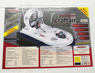 IKARUS Craftair Hovercraft 1:10 Bausatz Elektro Brushed Plastik Weiß 4021001