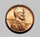 1947 S LINCOLN WHEAT PENNY UNC #P3011