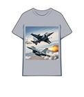 T Shirt mit Düsenjäger drauf