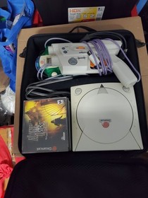 SEGA Dreamcast Console with Controllers, Resident Evil, Alone in the Dark