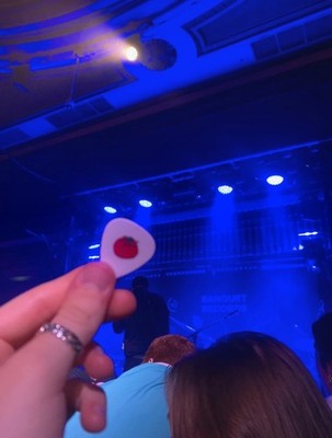 SELTENES Jack Antonoff ''Bleachers'' GITARRENPLEKTRUM - direkt von ihm selbst gegeben!!!