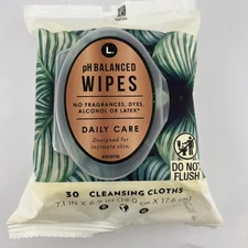 L. pH Balanced Wipes - Fragrance Free - 30 ct