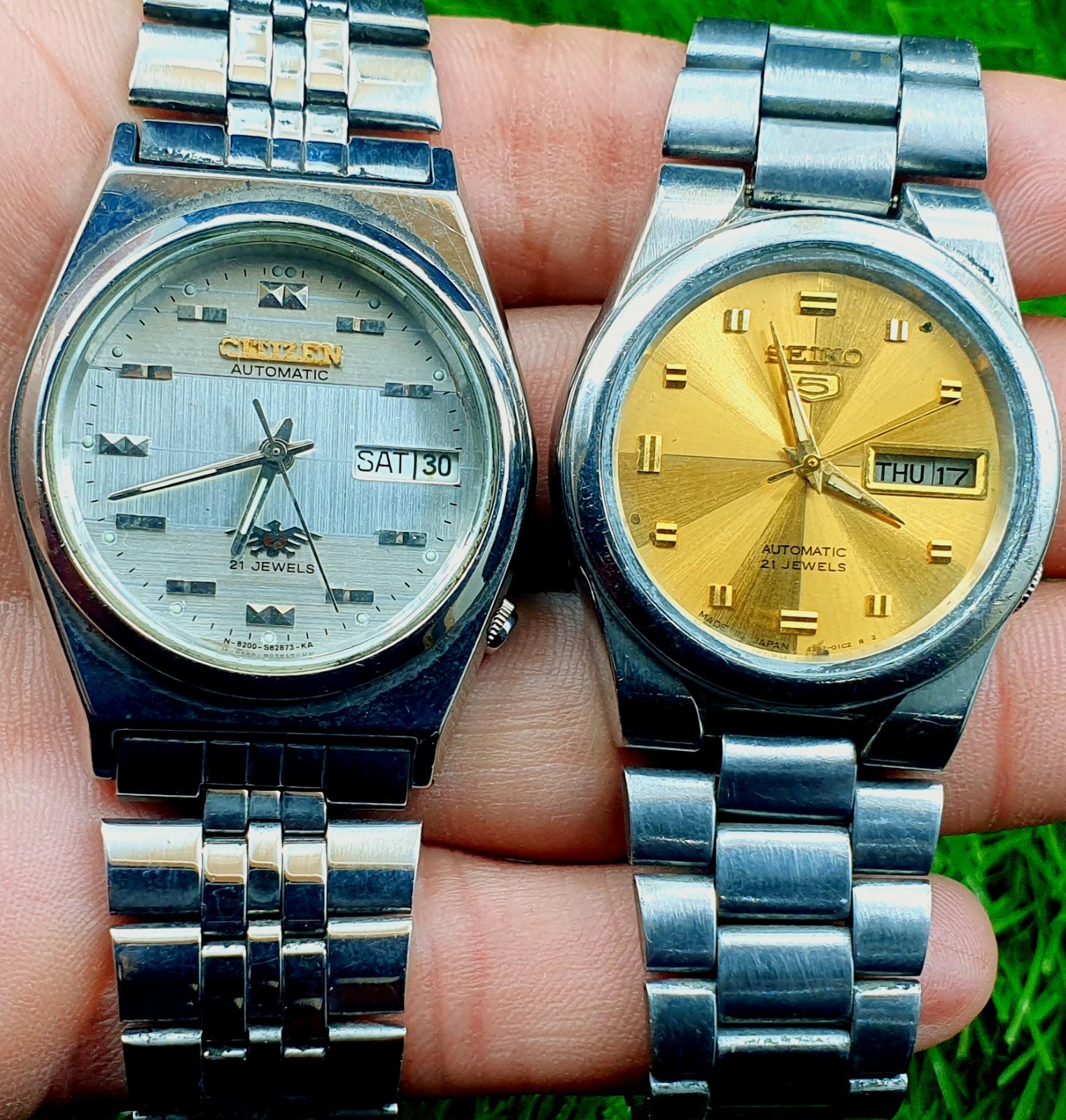 Vintage Watches Automatic Men Japan Lot Of 5 2 Made Citizen Date Day Seiko & - VintageWatches.PK Vintage Watches Automatic Men Japan Lot Of 5 2 Made Citizen Date Day Seiko & - vintagewatches.pk