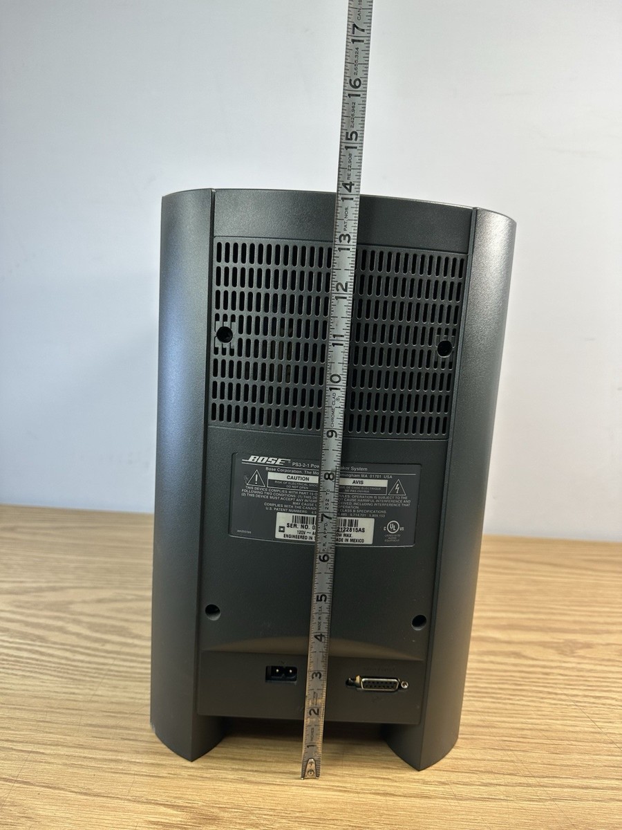 Bose AV3-2-1 II Media Center Speaker System With Remote + Cords