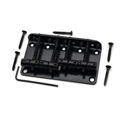 4 String Hardtail Bass Guitar Bridge for Fender Precision Jazz  PB JB Style Bass