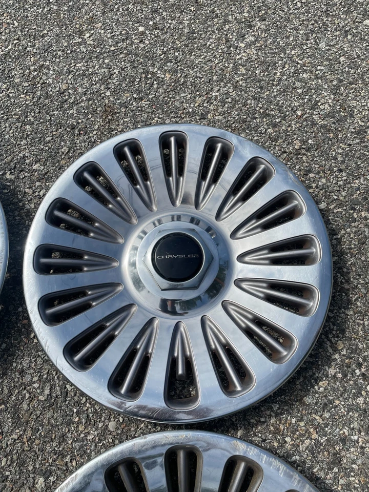 Calotas de metal 16 polegadas Chrysler Concorde LHS New Yorker fábrica 1994 a 1996 - Imagem 4 de 4