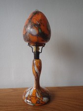 Vintage Murano mushroom glass table lamp